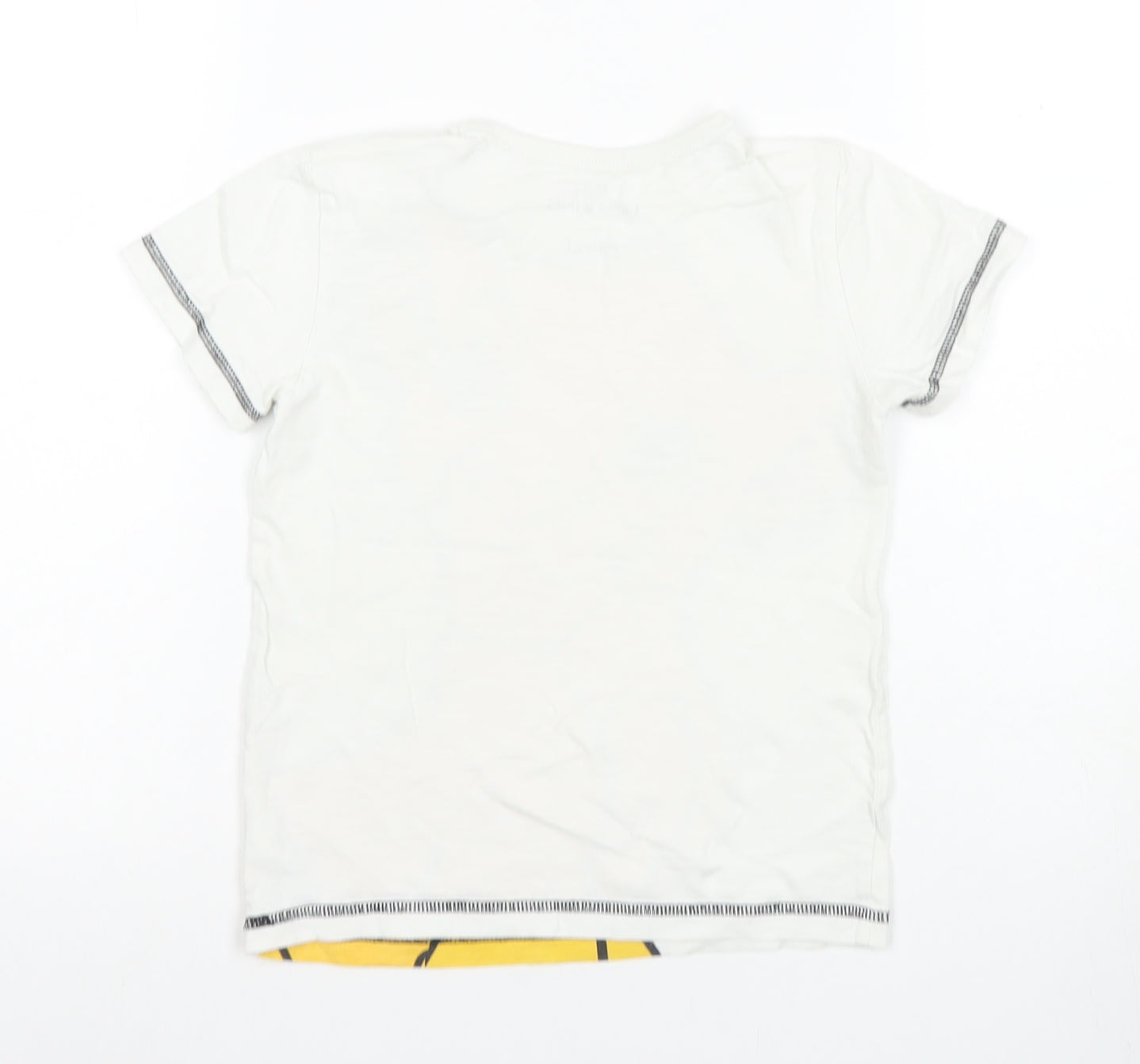 Next Boys White Lion King T-Shirt 4-5 Years Graphic Print