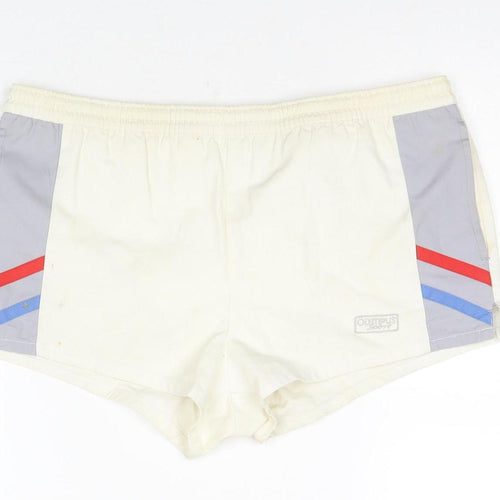Olympus Sport Women's White Athletic Shorts, Size 12