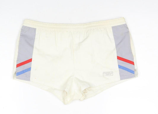 Olympus Sport Women's White Athletic Shorts, Size 12