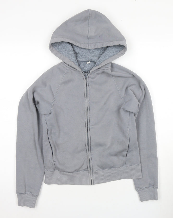 Uniqlo Women's Grey XS Full Zip Hoodie
