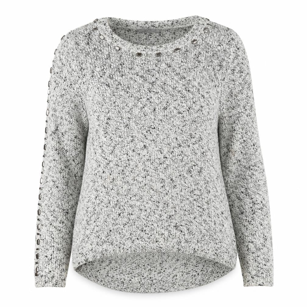 Front view of Marks & Spencer Women's Grey Jumper, size 14