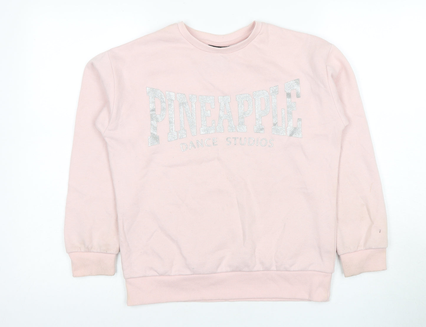 Pineapple Girls Pink Pullover Sweatshirt 12-13 Years