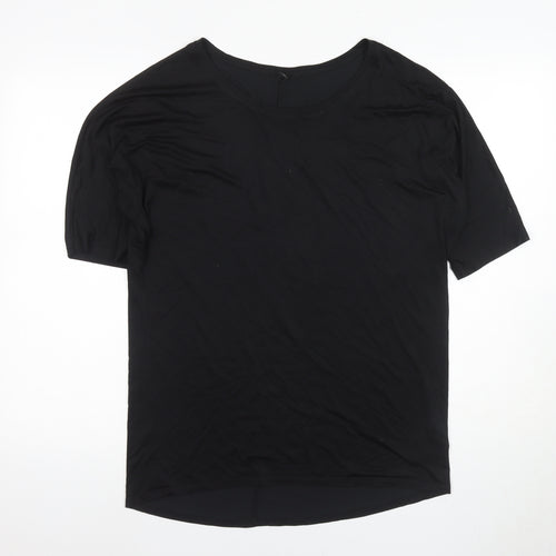 Uniqlo Black T-Shirt, Unisex, L, Basic, Casual Style
