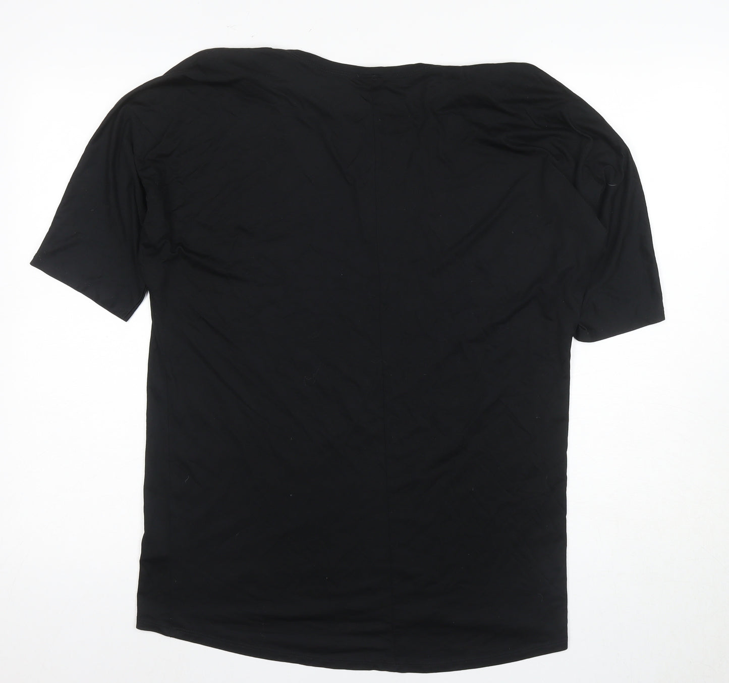 Uniqlo Black T-Shirt, Unisex, L, Basic, Casual Style