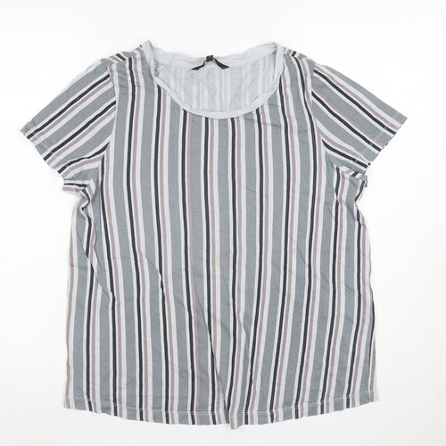 Vero Moda Women's Striped T-Shirt, M, Multicoloured