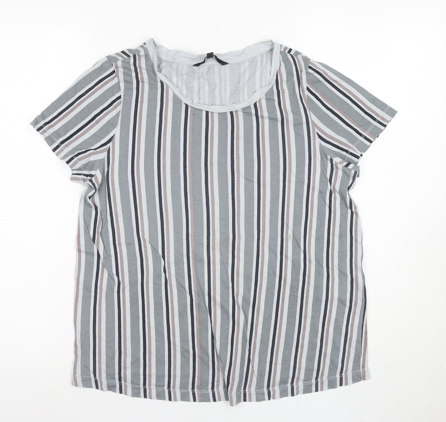 Vero Moda Women's Striped T-Shirt, M, Multicoloured