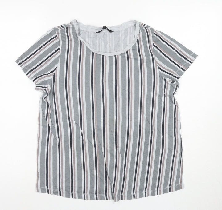 Vero Moda Women's Striped T-Shirt, M, Multicoloured