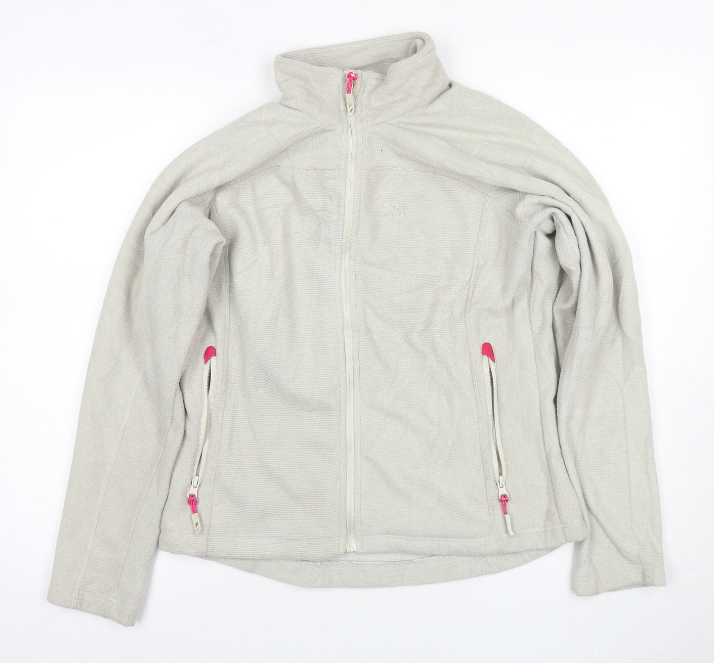 Trespass Women's Beige Jacket L Regular Zip Outdoor