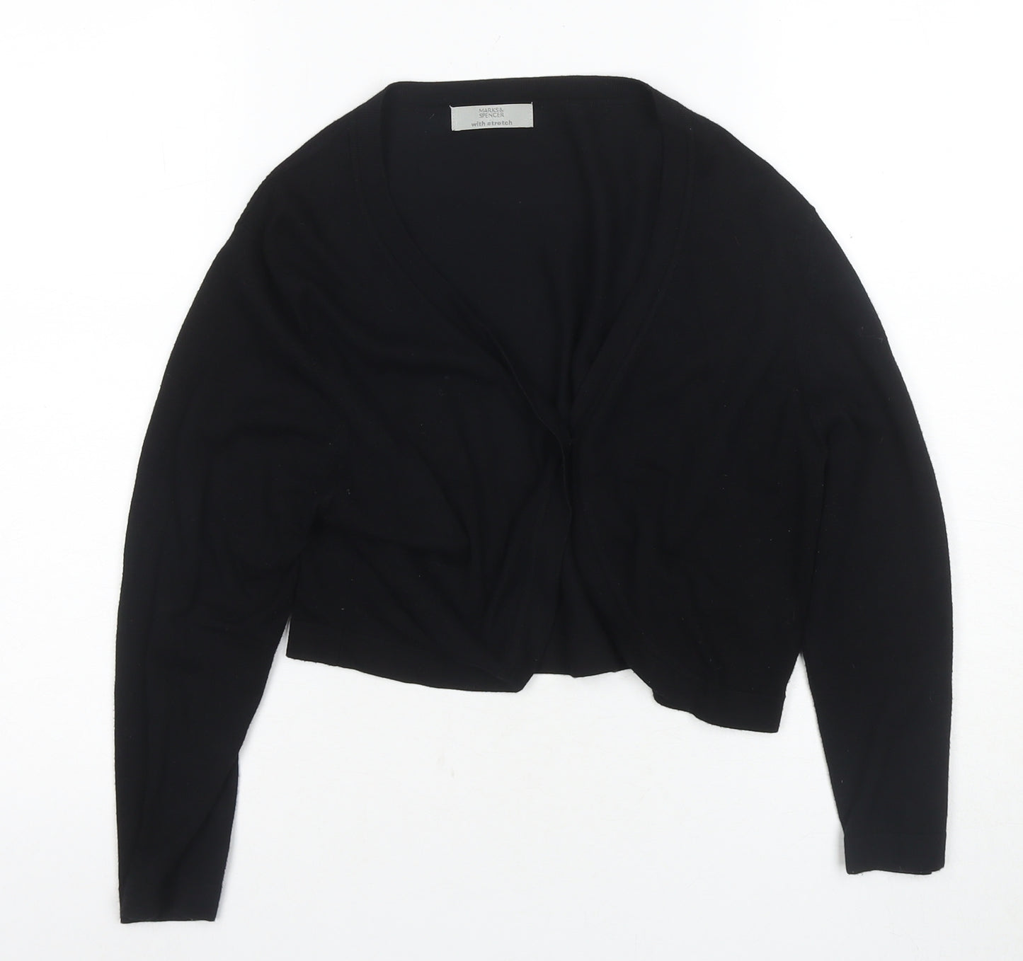 Marks and Spencer Women's Black Viscose Blouse