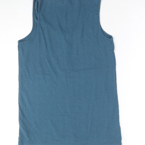 Patra Women's Blue Henley Tank Top Size 12