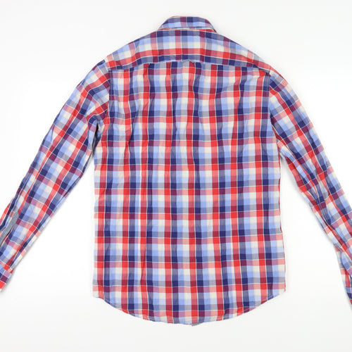Boss Orange Men's Multicoloured Plaid Shirt M