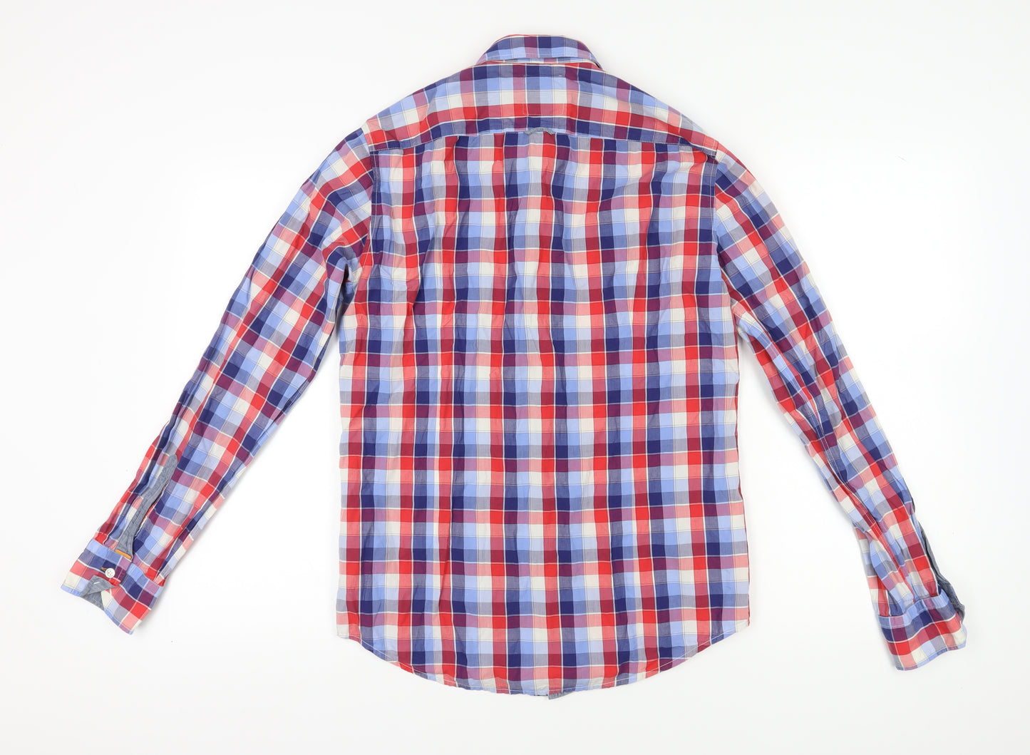 Boss Orange Men's Multicoloured Plaid Shirt M