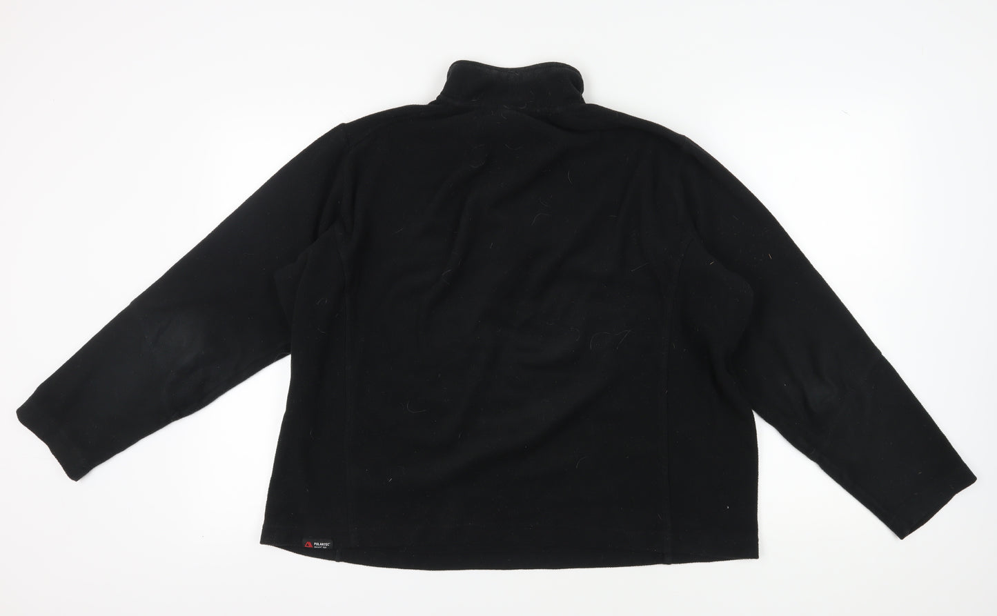 Lands' End Men's Black Fleece Pullover Sweatshirt L