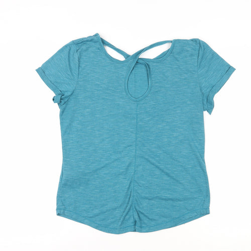 LA Gear Women's Blue T-Shirt, Size 16, Gym & Training