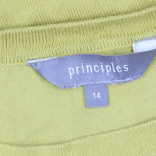 Principles Women's Yellow Pullover Jumper Size 14