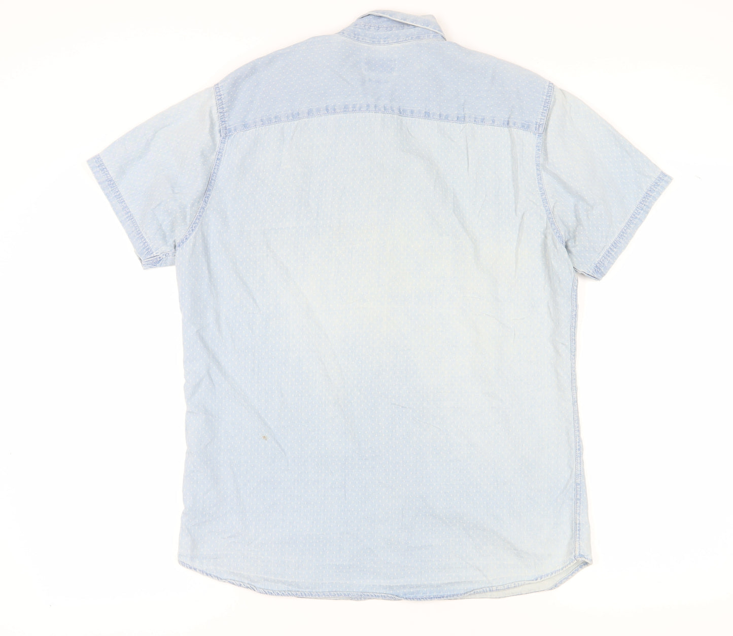SELECTED HOMME Men's Blue Regular Fit Shirt 16.5