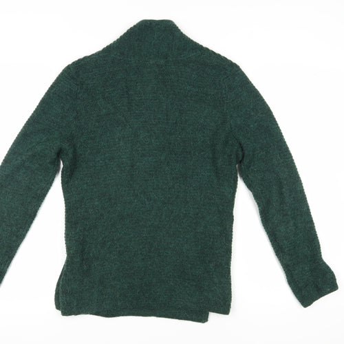 H&M Women's Green Wrap Jumper - Size M