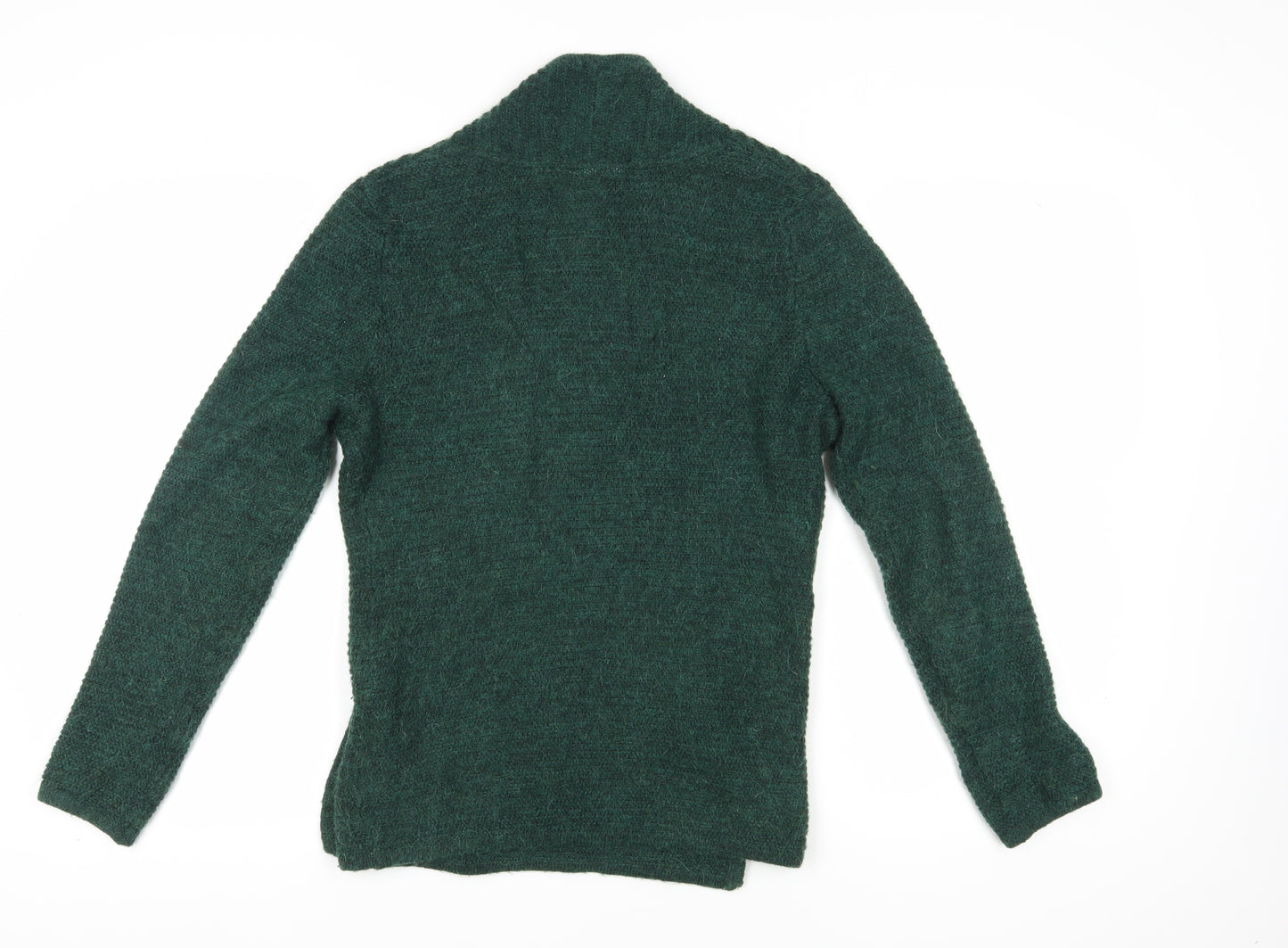 H&M Women's Green Wrap Jumper - Size M