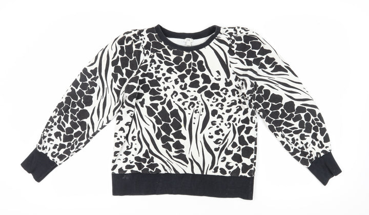 River Island Women's Animal Print Sweatshirt M