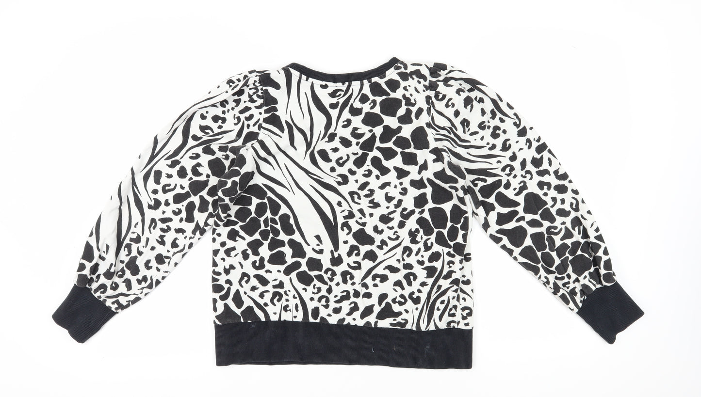 River Island Women's Animal Print Sweatshirt M