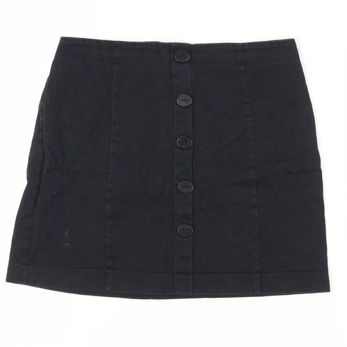 MNG Women's Black Short Pencil Skirt, Size M