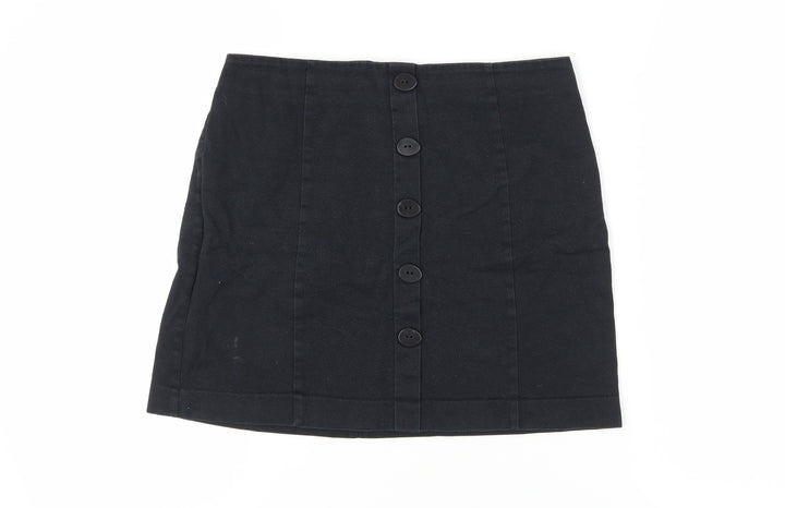 MNG Women's Black Short Pencil Skirt, Size M