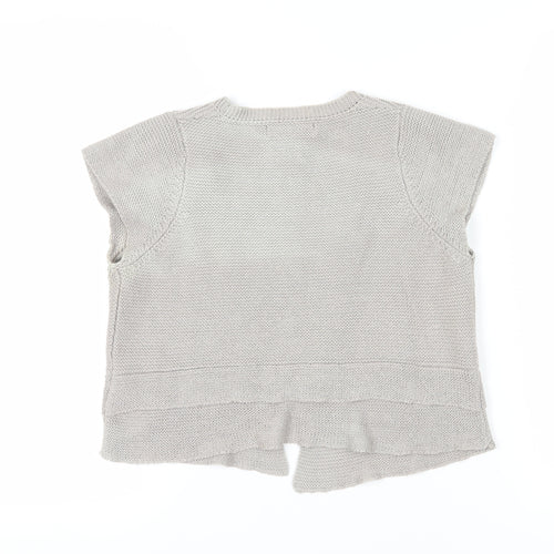 Zara Women's Beige Knit Vest - Size L