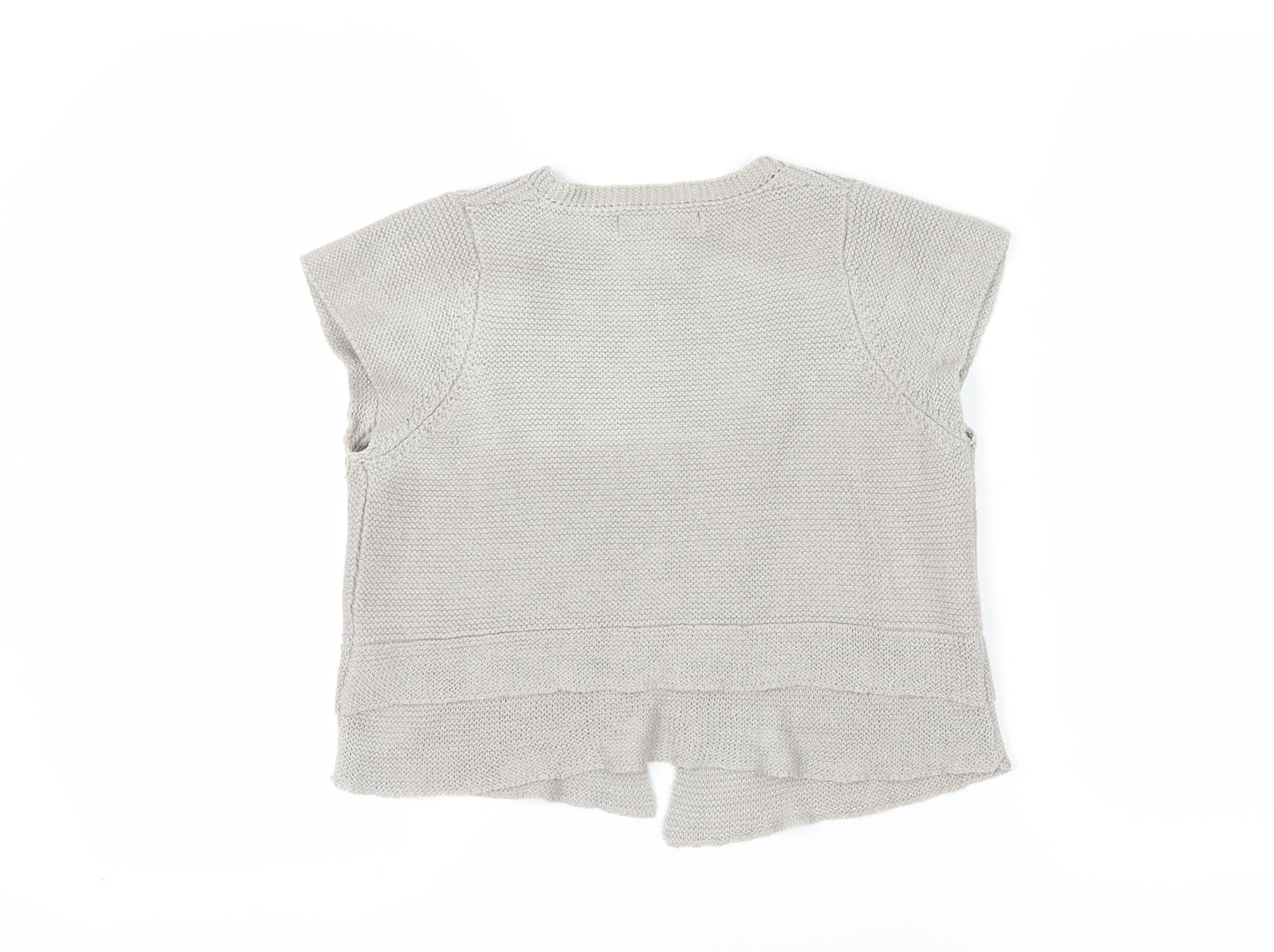 Zara Women's Beige Knit Vest - Size L