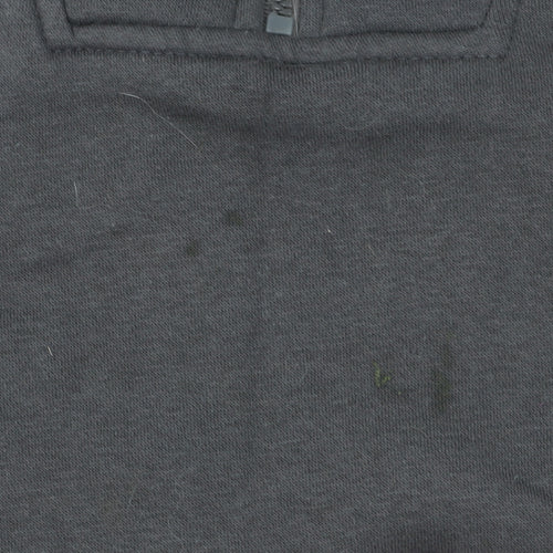 Rising Men's Black Henley Sweatshirt M