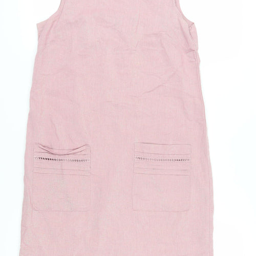 Next Women's Pink Pinafore Dress Size 10 Casual