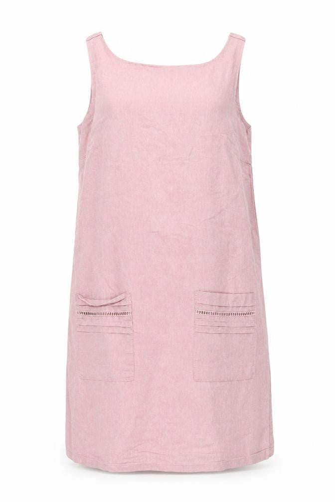 Front view of Next Women's Pink Pinafore Dress, size 10, Casual