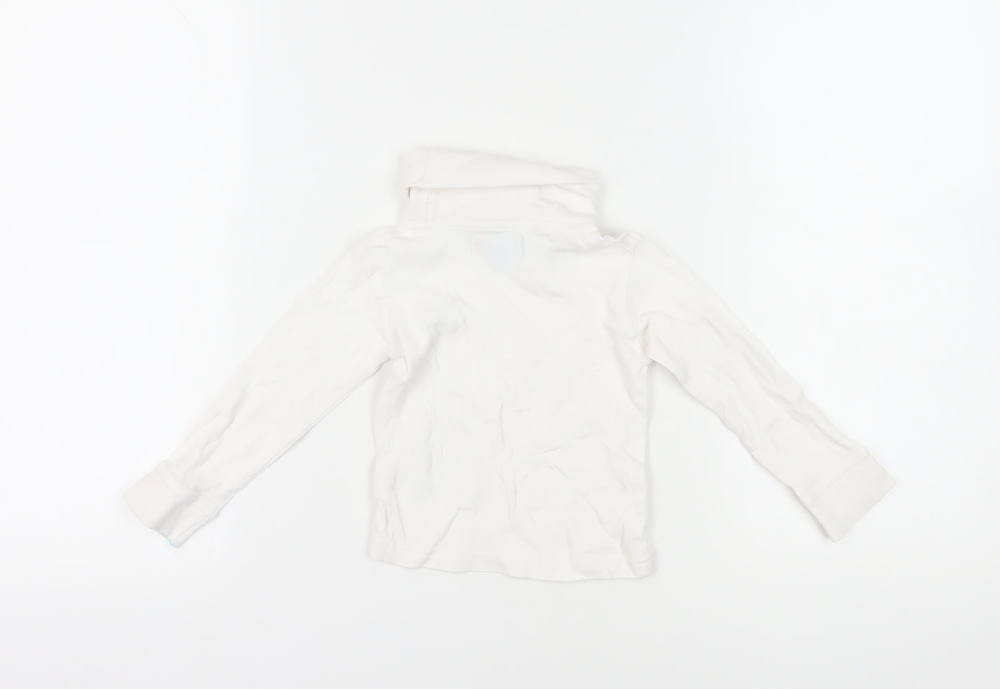 Mountain Warehouse Boys White High Neck Pullover Long Sleeve Top