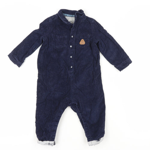Mantaray Unisex Baby Blue Corduroy Coverall 9-12 Months