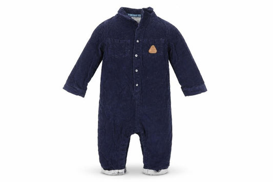 Mantaray Unisex Baby Blue Corduroy Coverall 9-12 Months