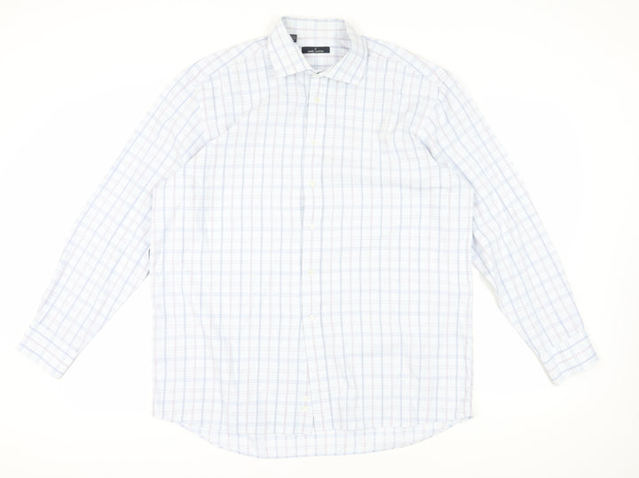 Daniel Hechter Men's Check Shirt 17.5 44 Multicoloured