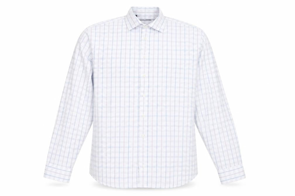 Front view of Daniel Hechter Men's Check Shirt 17.5 44 Multicoloured