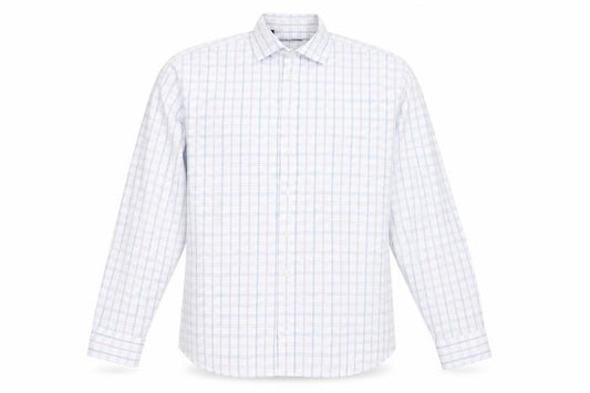 Front view of Daniel Hechter Men's Check Shirt 17.5 44 Multicoloured