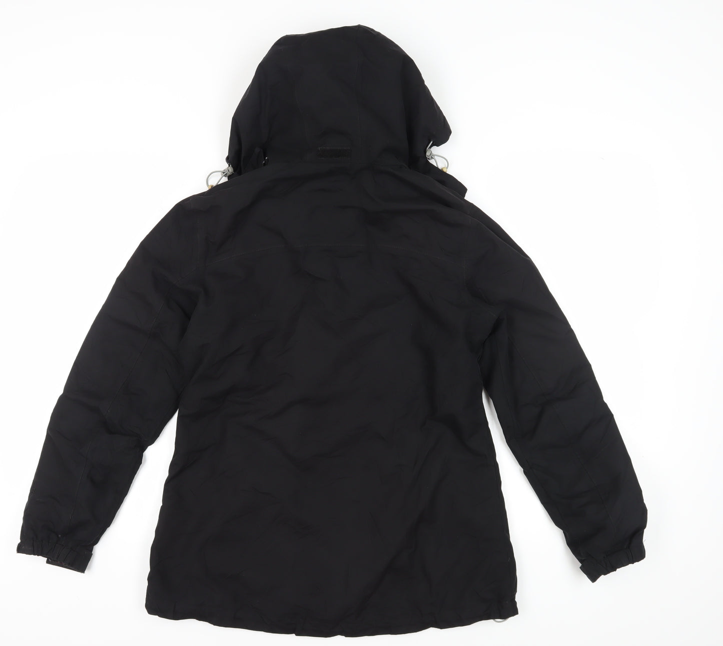 Peter Storm Women's Black Hooded Jacket Size 12