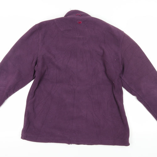 Peter Storm Women's Purple Fleece Jacket Size 14