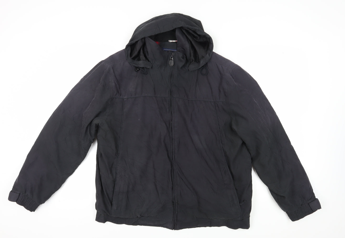 Maine New England Black Parka Jacket for Men, Size L