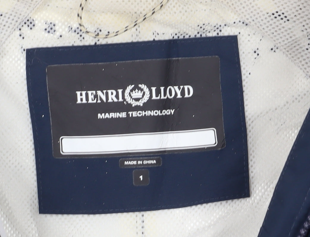 Henri Lloyd Men's Blue Windbreaker Jacket M