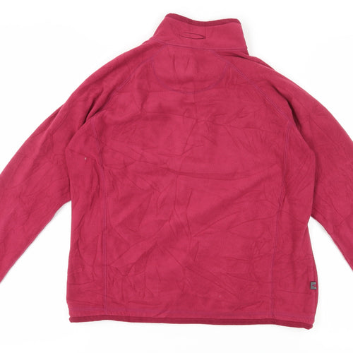 Mountain Life Women's Red Fleece Pullover Sweatshirt 10