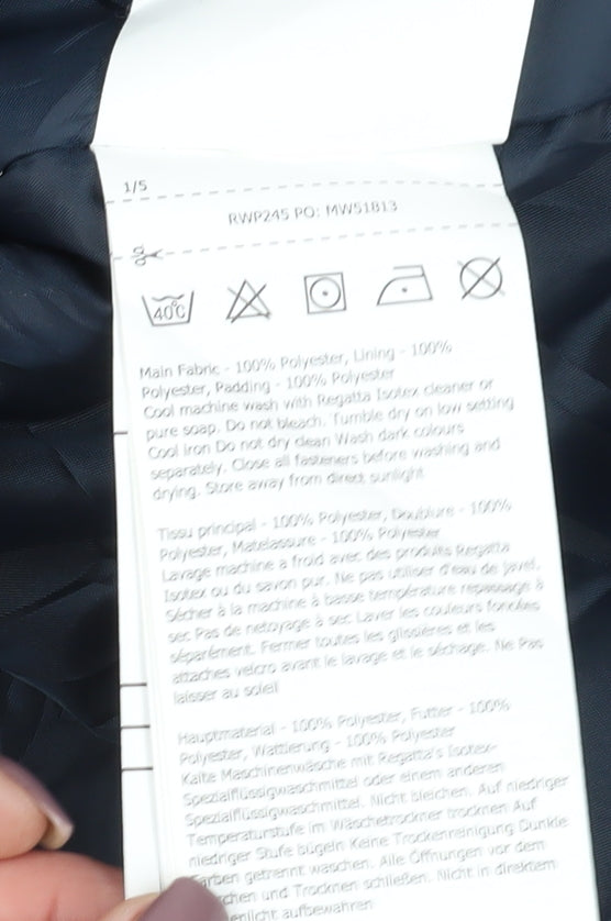 Regatta Women's Blue Waterproof Rain Coat Size 18