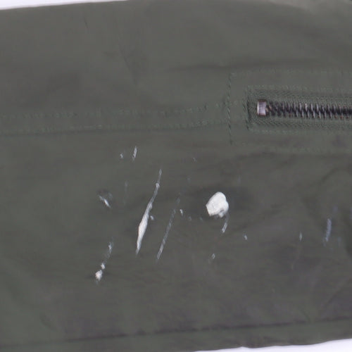 Armani Jeans Women's Green Parka Jacket Size 14