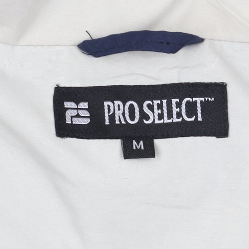 Pro Select Men's Blue Windbreaker Jacket M Casual