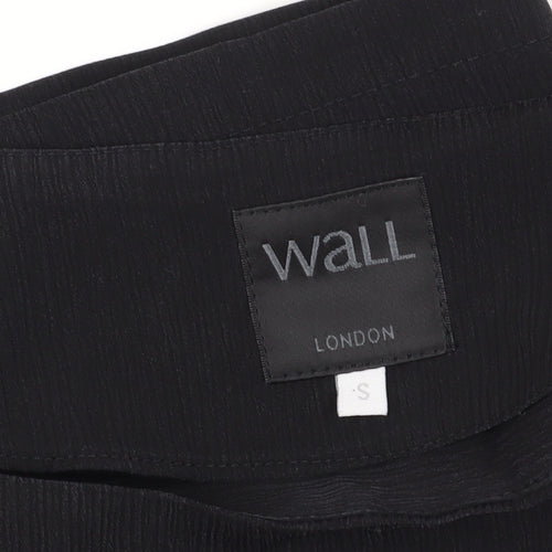Wall London Black Women’s Basic Boat Neck Top S