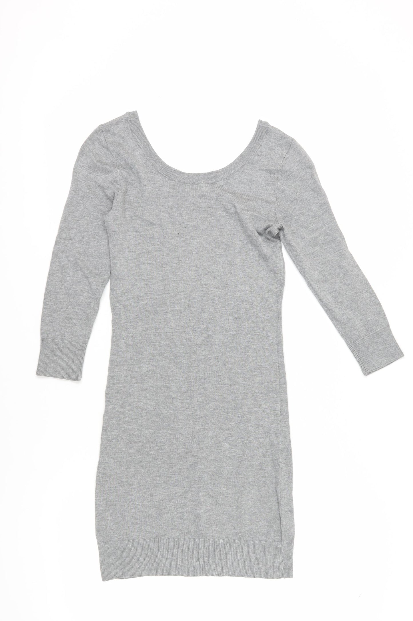 H&M Women's Grey Jumper Dress, S, Casual, Spring/Autumn