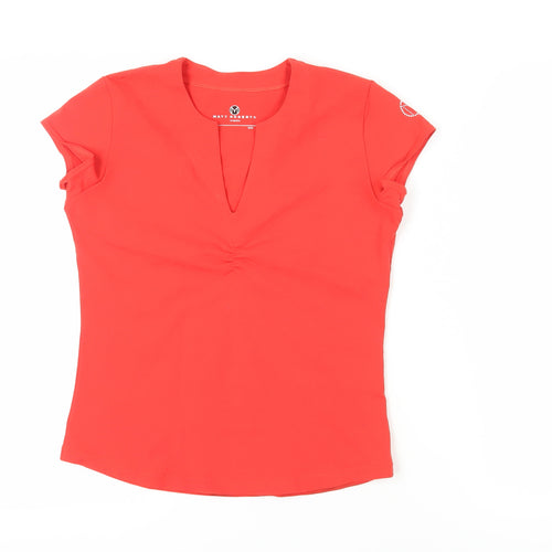 Matt Roberts Women's Red Slim Fit T-Shirt - Size M