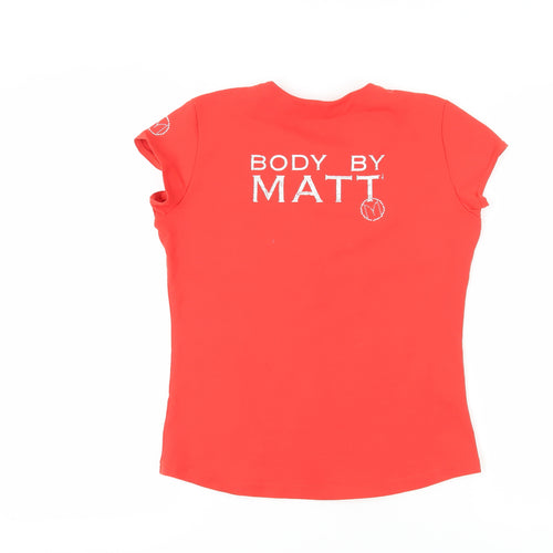 Matt Roberts Women's Red Slim Fit T-Shirt - Size M