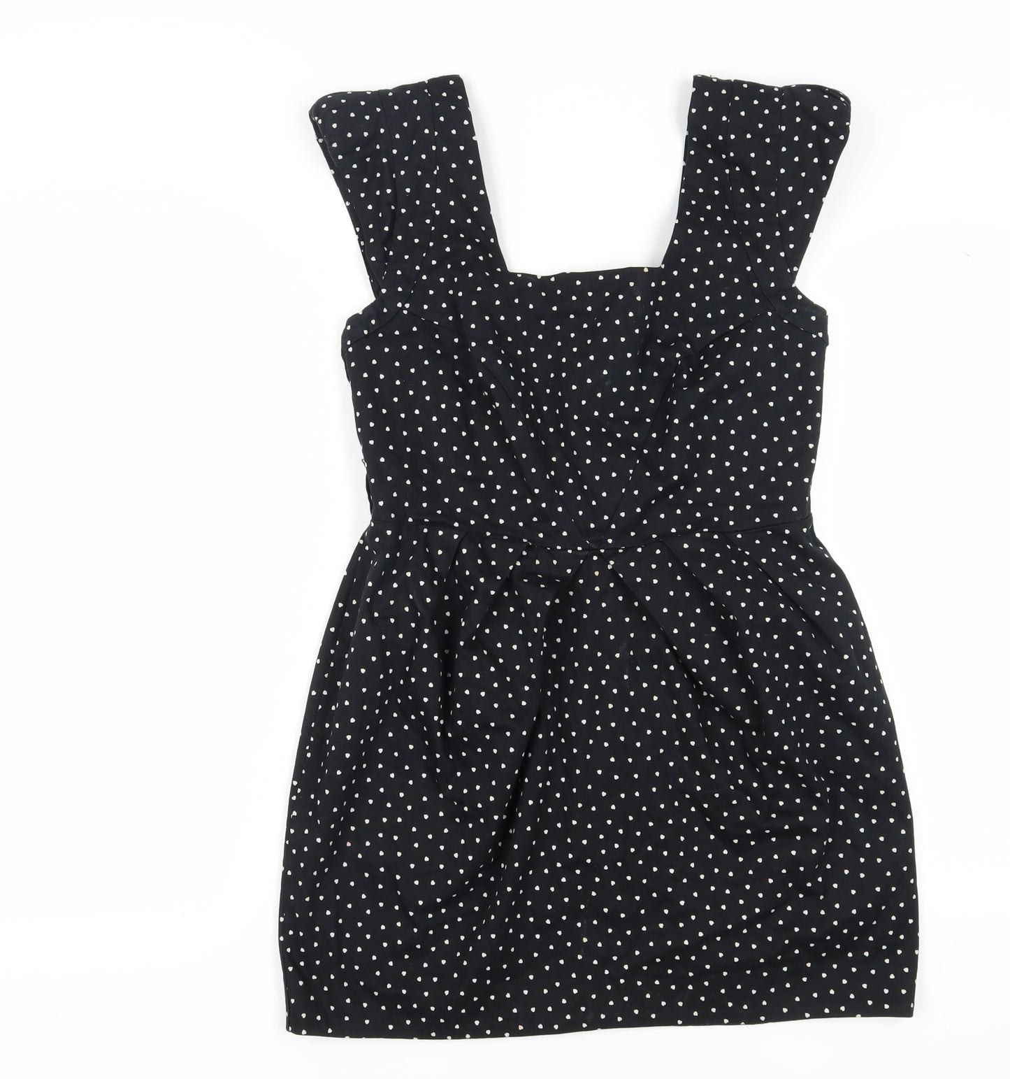 River Island Women’s Black Polka Dot A-Line Dress